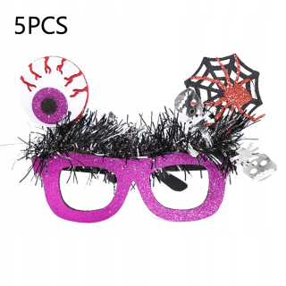 5 ks halloweenskych okuliarov